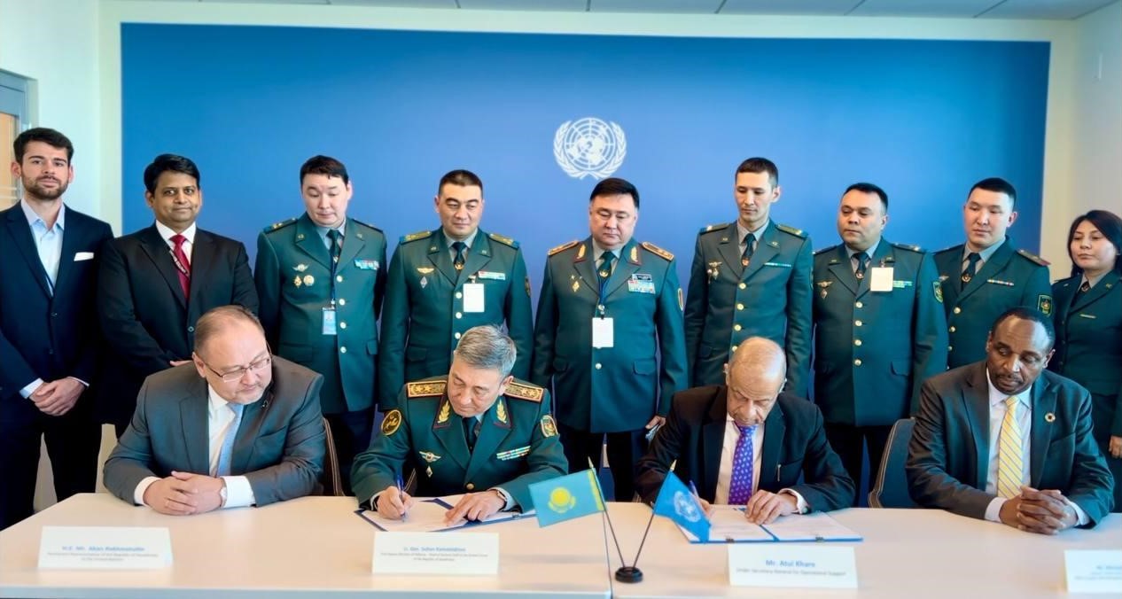 A delegation of the Ministry of Defense of the Republic of Kazakhstan visited the UN headquarters