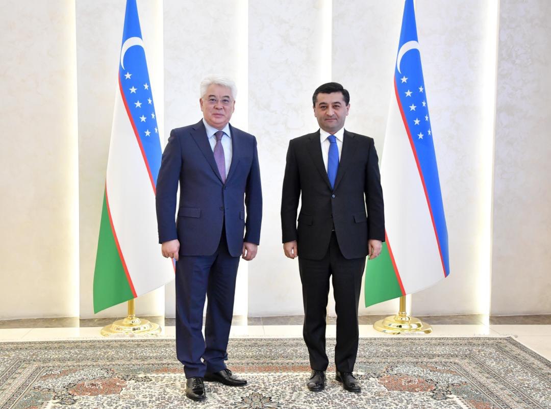 Рабочая встреча Посла Казахстана Б.Атамкулова с Министром иностранных дел Узбекистана Б.Саидовым