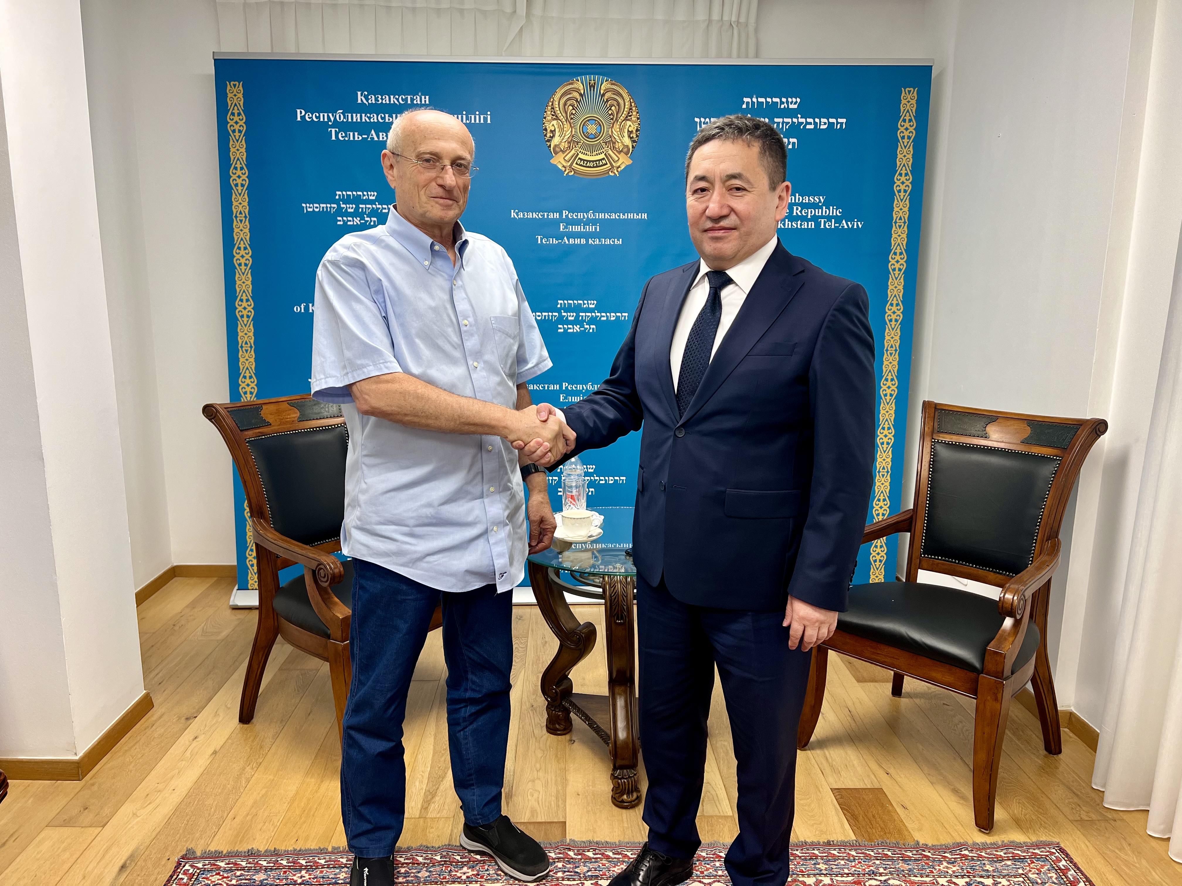О встрече Посла с Председателем торгово-промышленной палаты «Израиль-Казахстан»