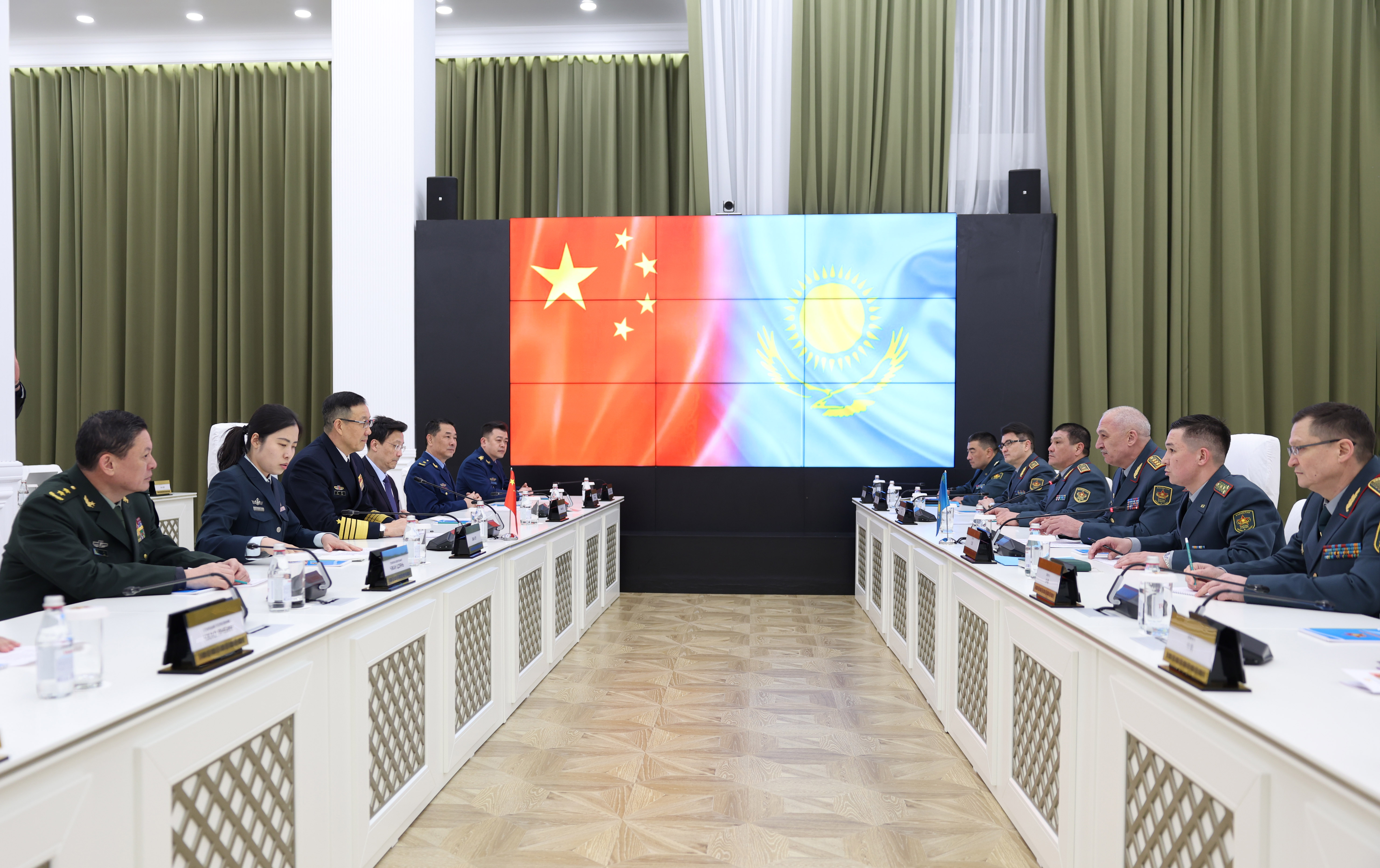 The Chinese Defense Minister is on an official visit to Kazakhstan