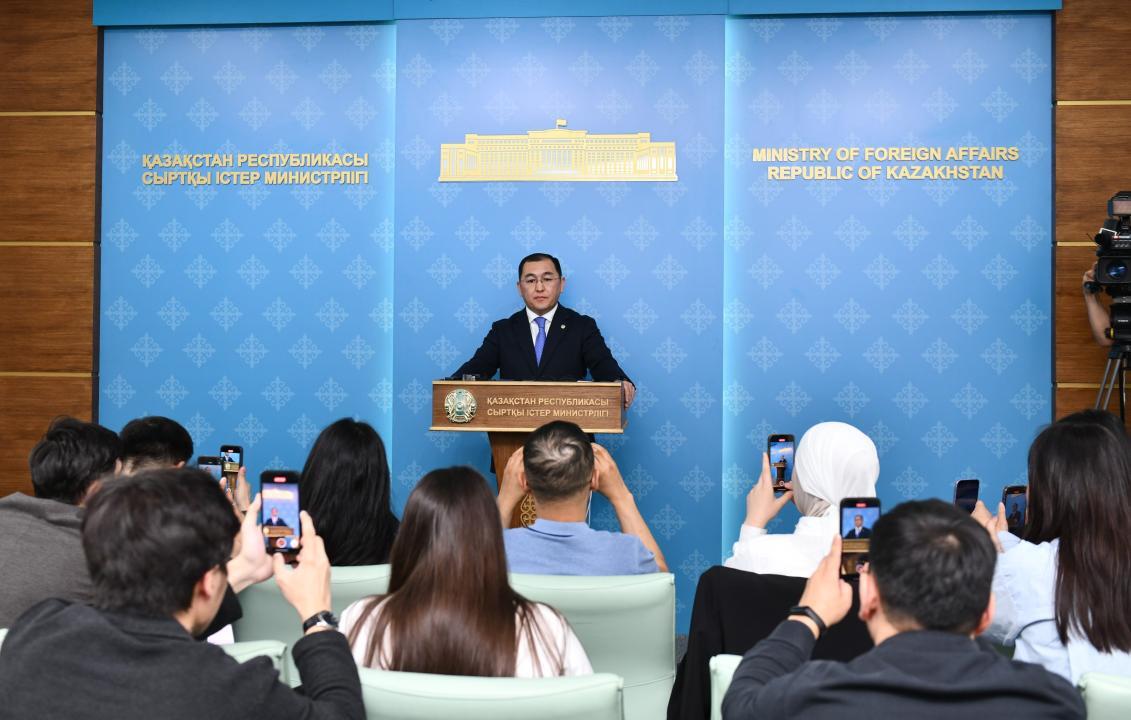 Брифинг официального представителя МИД Казахстана А.С. Смадиярова, Астана, 29 апреля 2024 года