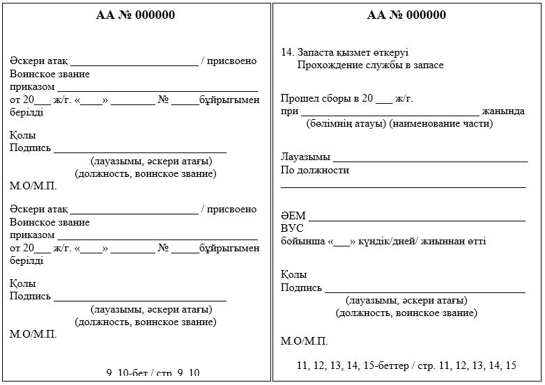 Корешок направления для постановки на воинский учет образец