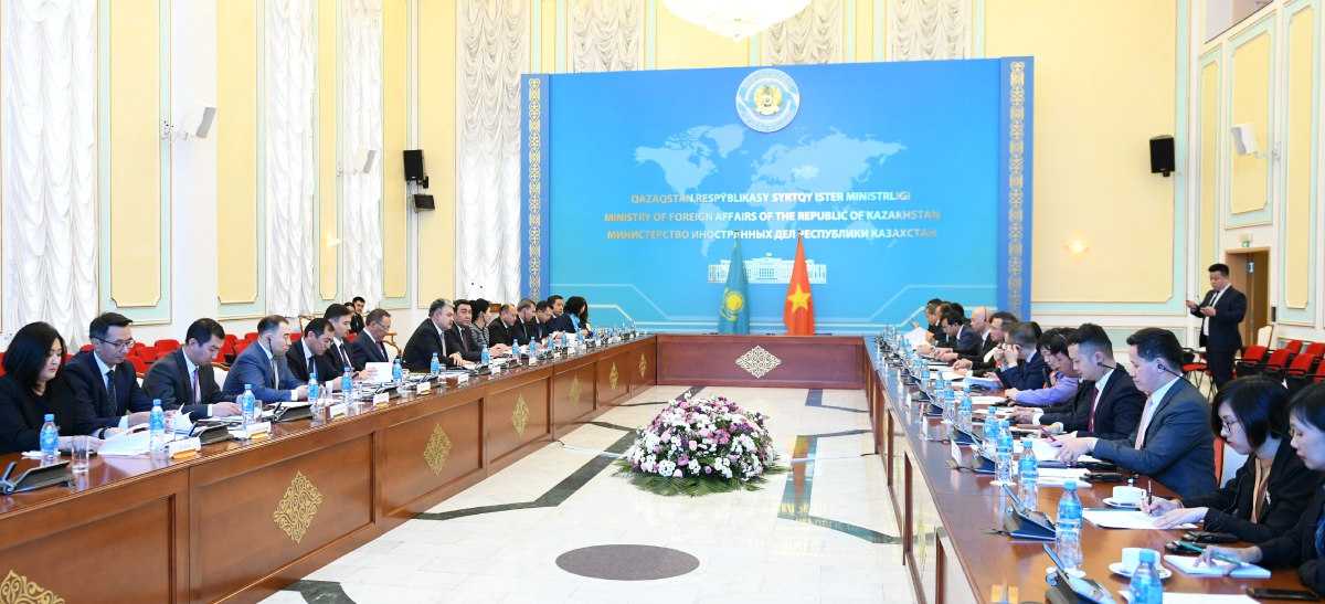 Нұр-Сұлтанда Қазақстан-Вьетнам Үкіметаралық комиссиясының 9-шы отырысы өтті