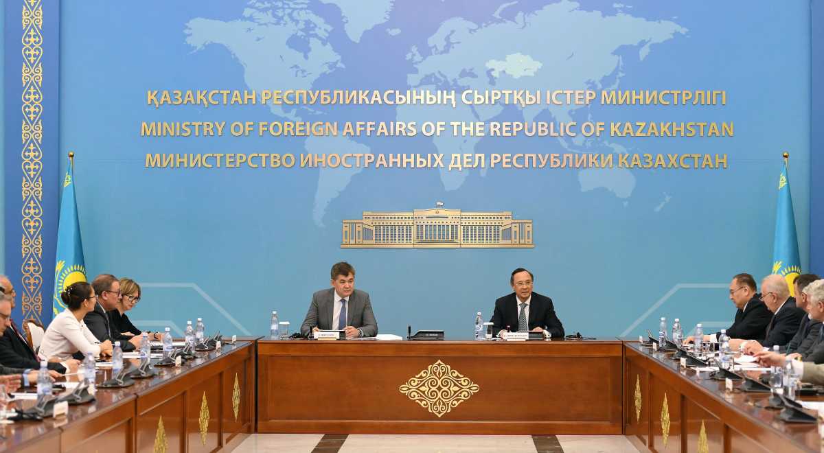 Сыртқы істер министрлігінде алдағы Дүниежүзілік денсаулық сақтау ұйымының мерейтойлық конференциясы туралы брифингі өтті