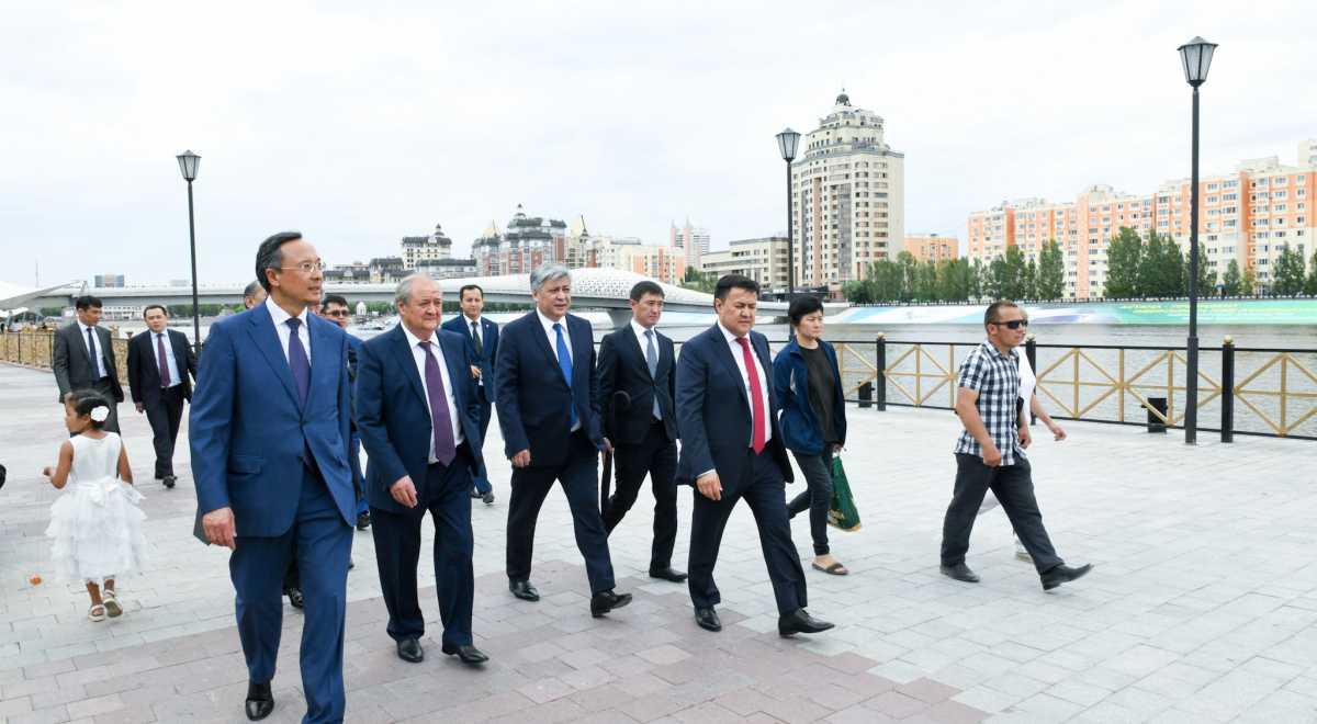 Қазақстан, Өзбекстан және Қырғызстанның Сыртқы істер министрлері Астанада серуендеді