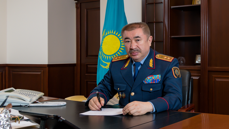 Отчетная встреча Министра внутренних дел Республики Казахстан