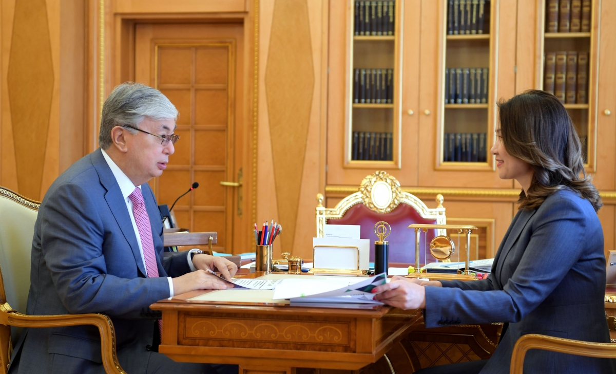 Қазақстан Президенті Мемлекеттік қызмет істері агенттігінің төрағасы Анар Жаилғанованы қабылдады