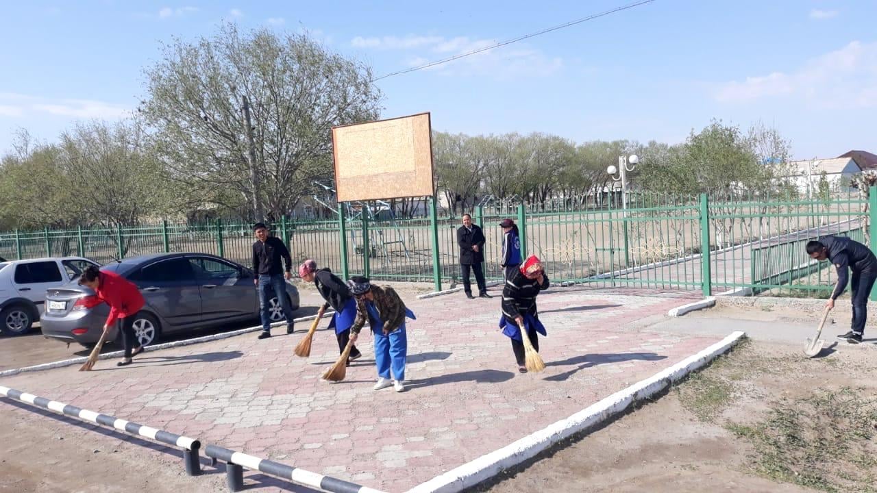 Қармақшыда сенбілік жұмыстары жоғары деңгейде ұйымдастырылды