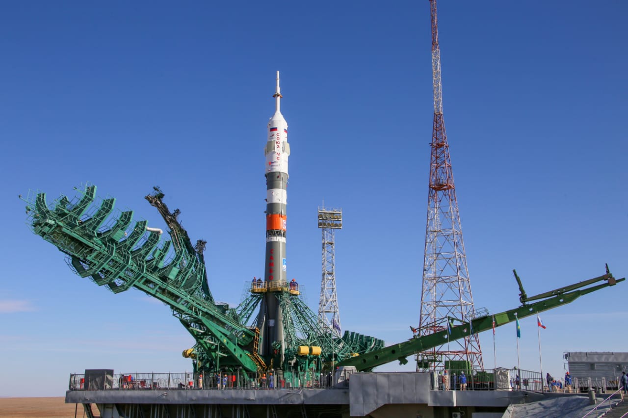 С космодрома «Байконур» состоялся успешный пуск ракеты - носителя «Союз-2.1а» с транспортным пилотируемым кораблем «Союз МС-17»