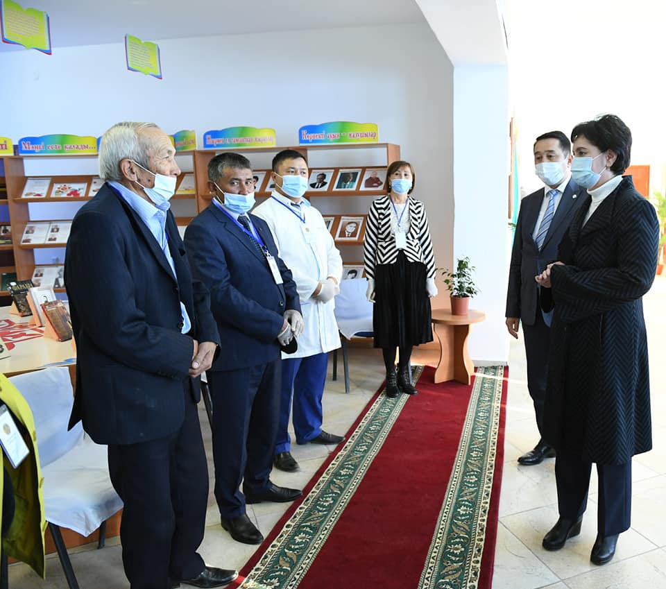Облыс әкімі Г.Әбдіқалықова жұмыс сапарымен Қармақшы ауданына барды