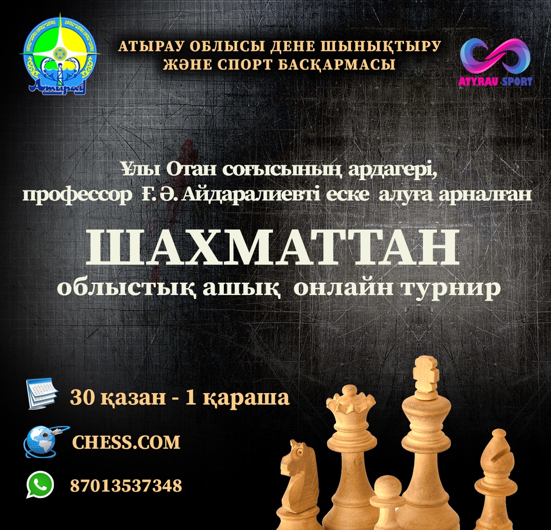 Открытый областной турнир по шахматам