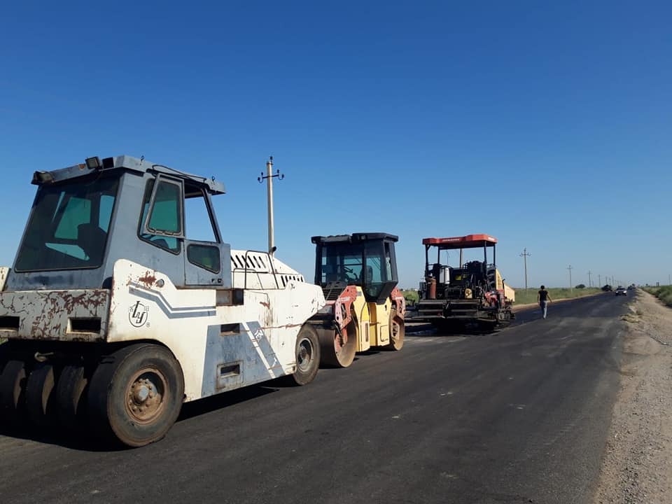 ТУРКЕСТАН: В МАКТААРАЛЬСКОМ РАЙОНЕ ОТРЕМОНТИРУЮТ ОКОЛО 200 КМ ДОРОГ
