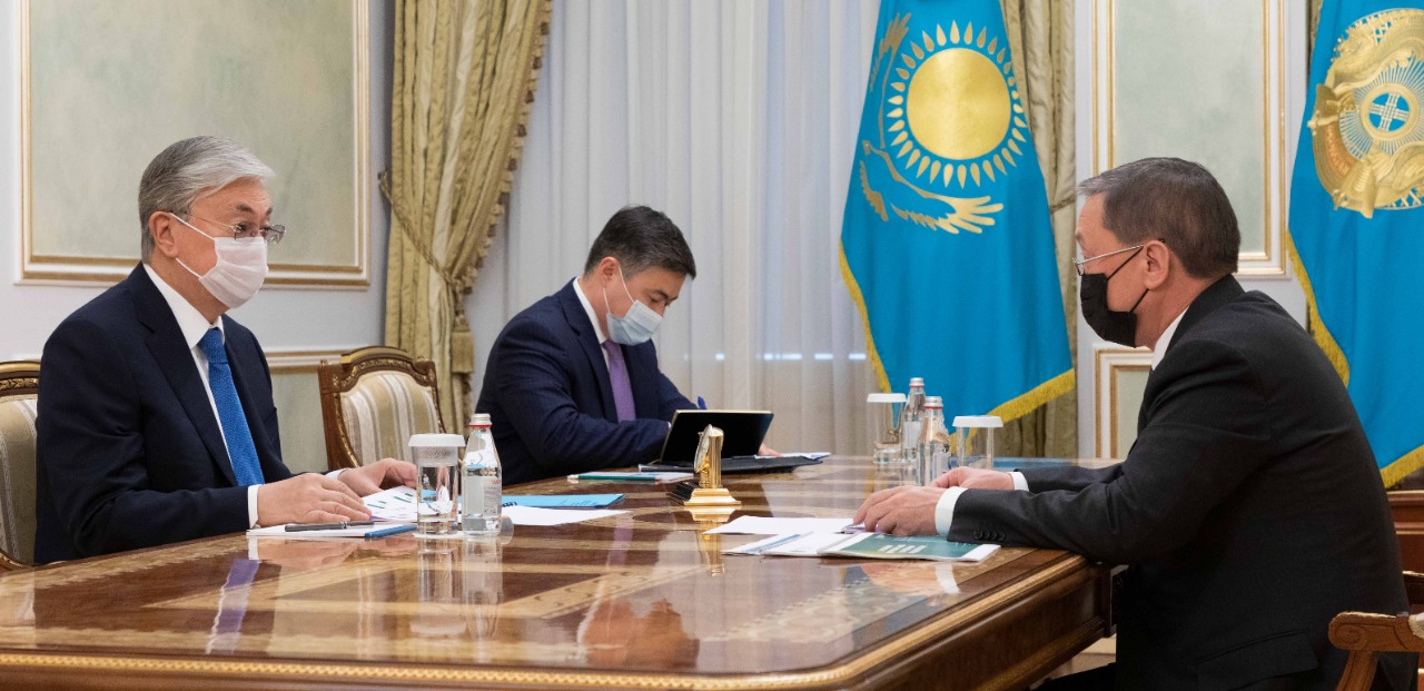 Президент Касым-Жомарт Токаев принял министра сельского хозяйства Сапархана Омарова