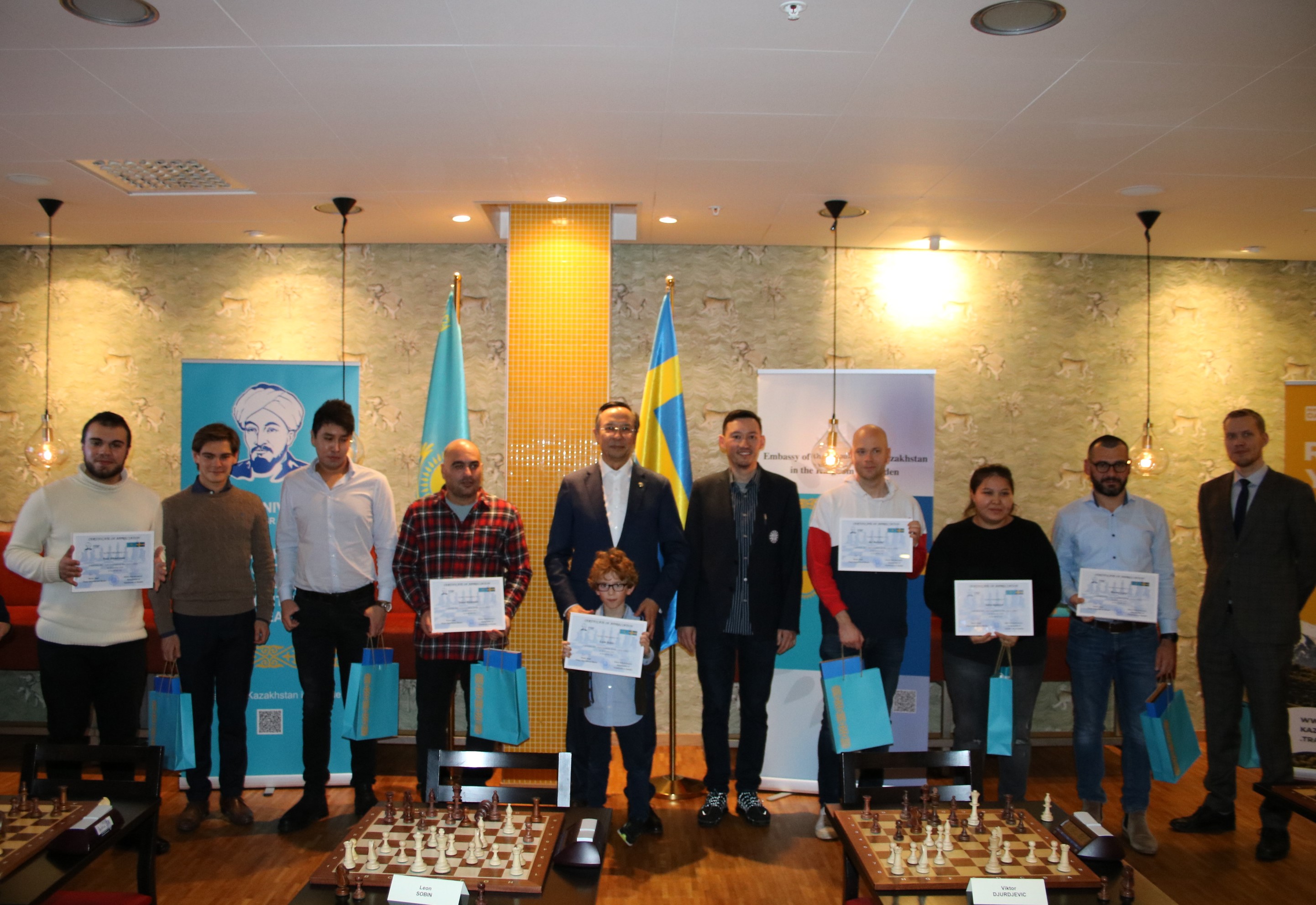 В Швеции в честь 1150-летия аль-Фараби прошло мероприятие по шахматам