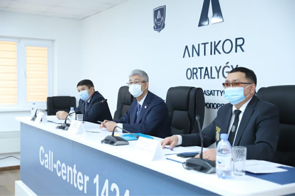 АКИМ ОБЛАСТИ ПРОВЕЛ ОНЛАЙН-БРИФИНГ НА ПЛОЩАДКЕ ЦЕНТРА «ANTICOR»