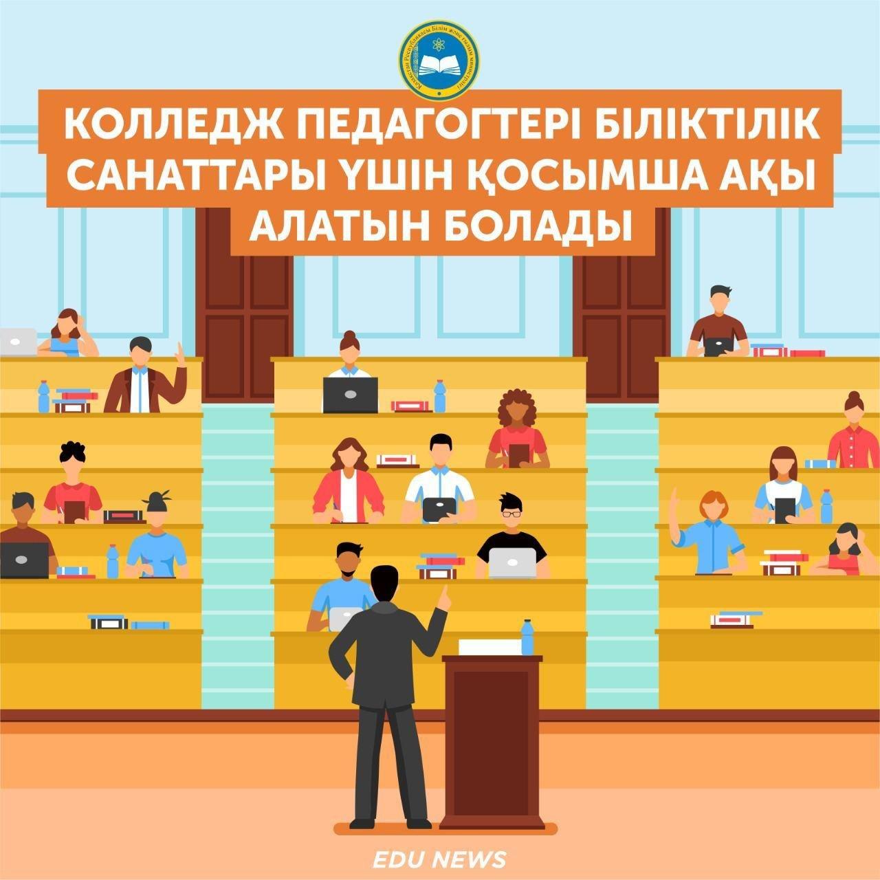 Асхат АЙМАҒАМБЕТОВ: «Колледж педагогтері біліктілік санаттары үшін қосымша ақы алатын болады»