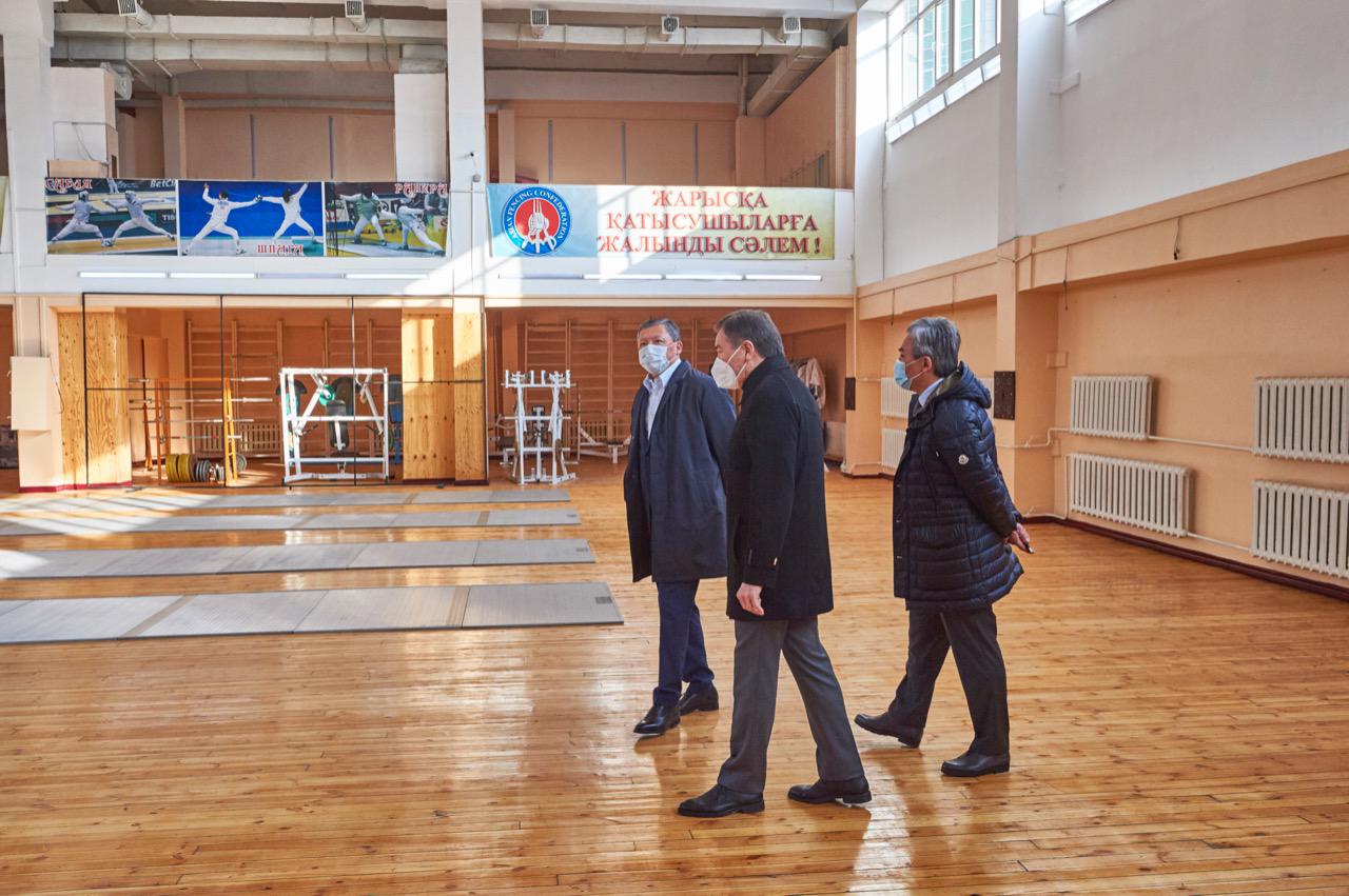 Ұлттық Олимпиада комитетінің басшысы олимпиада резервін даярлау жағдайымен танысты