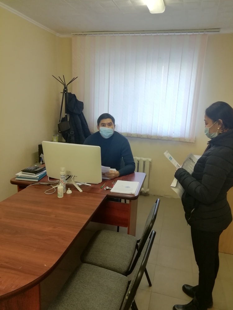 Бейімбет Майлинда  мемлекеттік қызмет көрсету акциясы