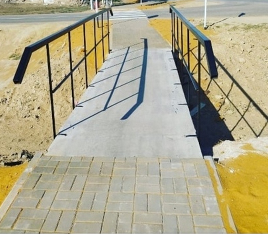 Строительство тротуара по улице Ж. Кереева