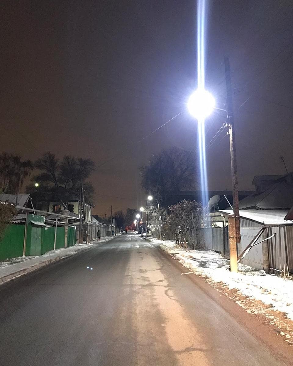 Пятилетка ауданында көше жарығын қалпына келтіру