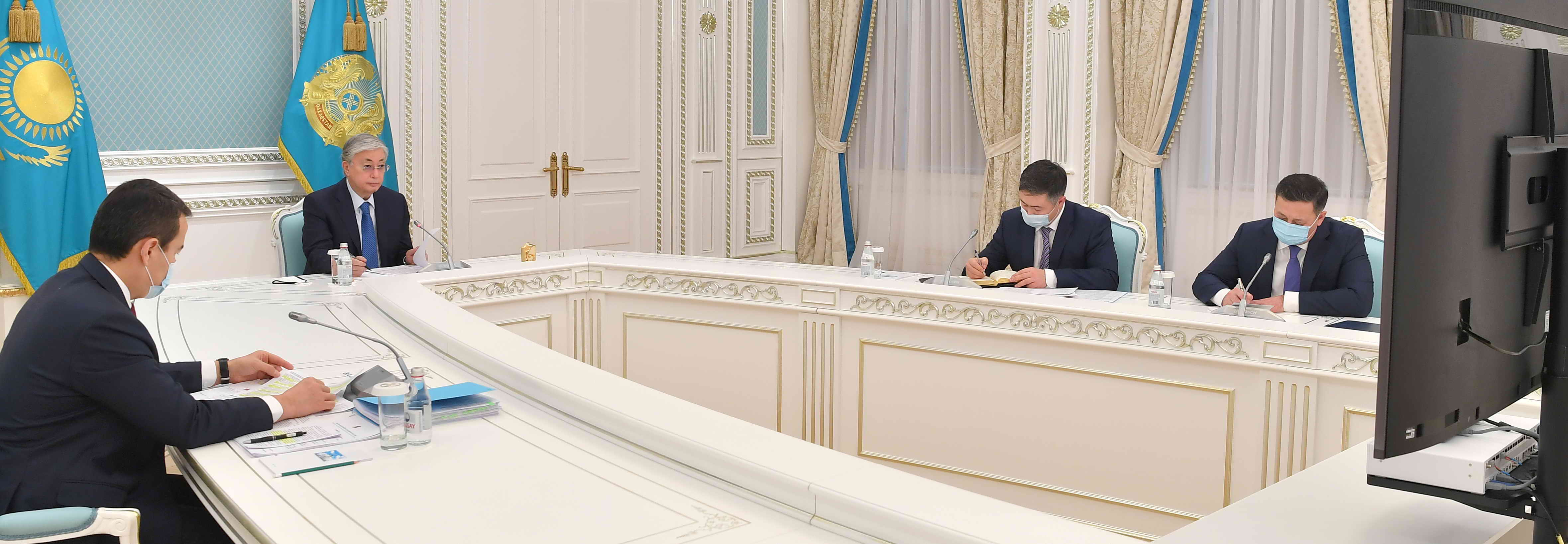 President Kassym-Jomart Tokayev held a conversation with Mikhail Myasnikovich, Chairman of the Board of the Eurasian Economic Commission