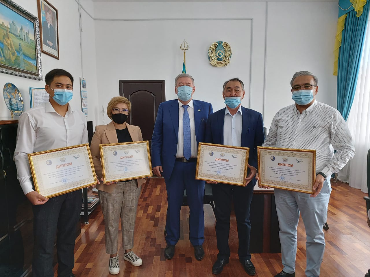 Жылыой ауданы бойынша «Жомарт Жүрек» сыйлығының лауреаттарын салтанатты құттықтау рәсімі 2020 жыл