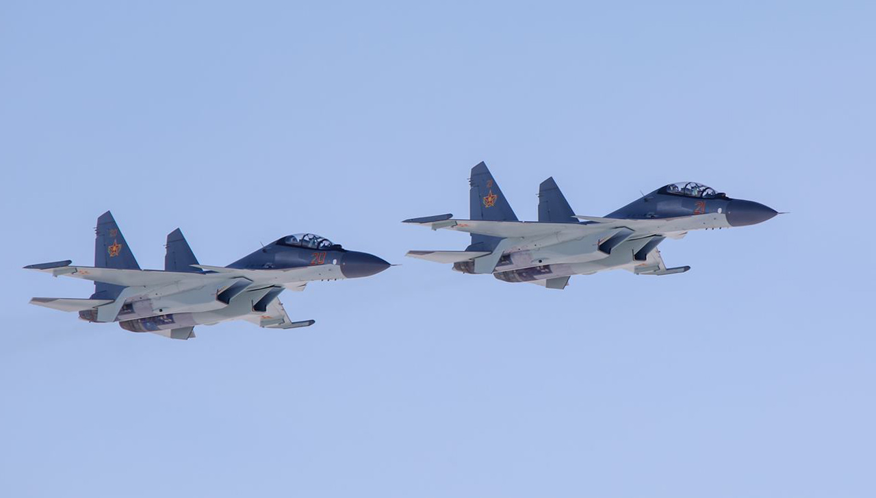 Авиационный парк Военно-воздушных сил пополнился истребителями СУ-30СМ