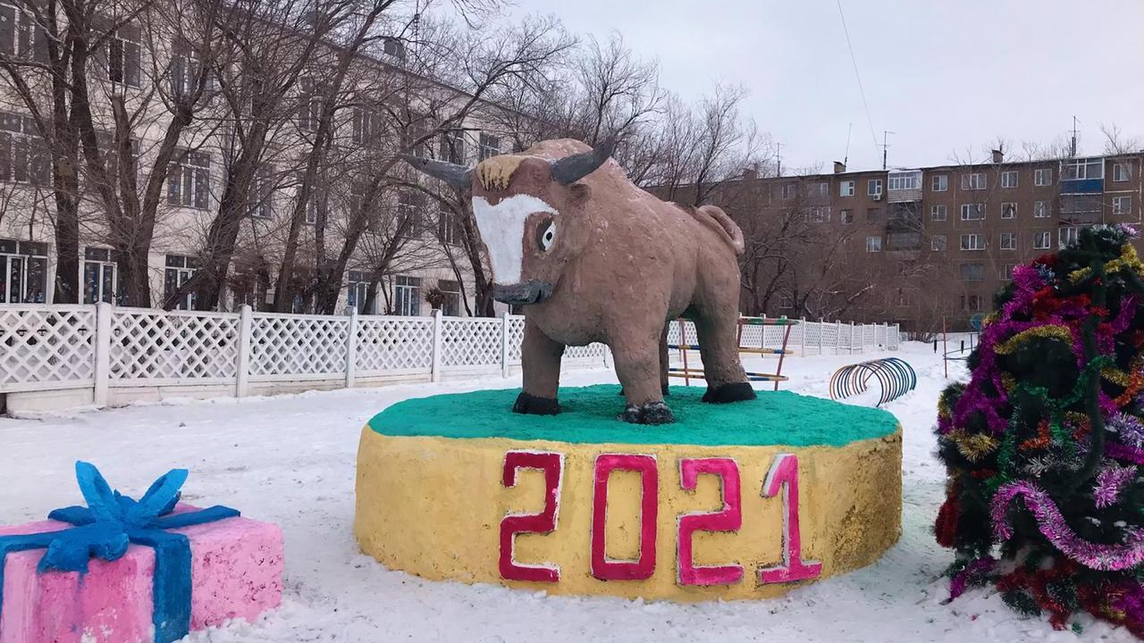 В Темиртау подвели итоги конкурса на лучшее новогоднее оформление города