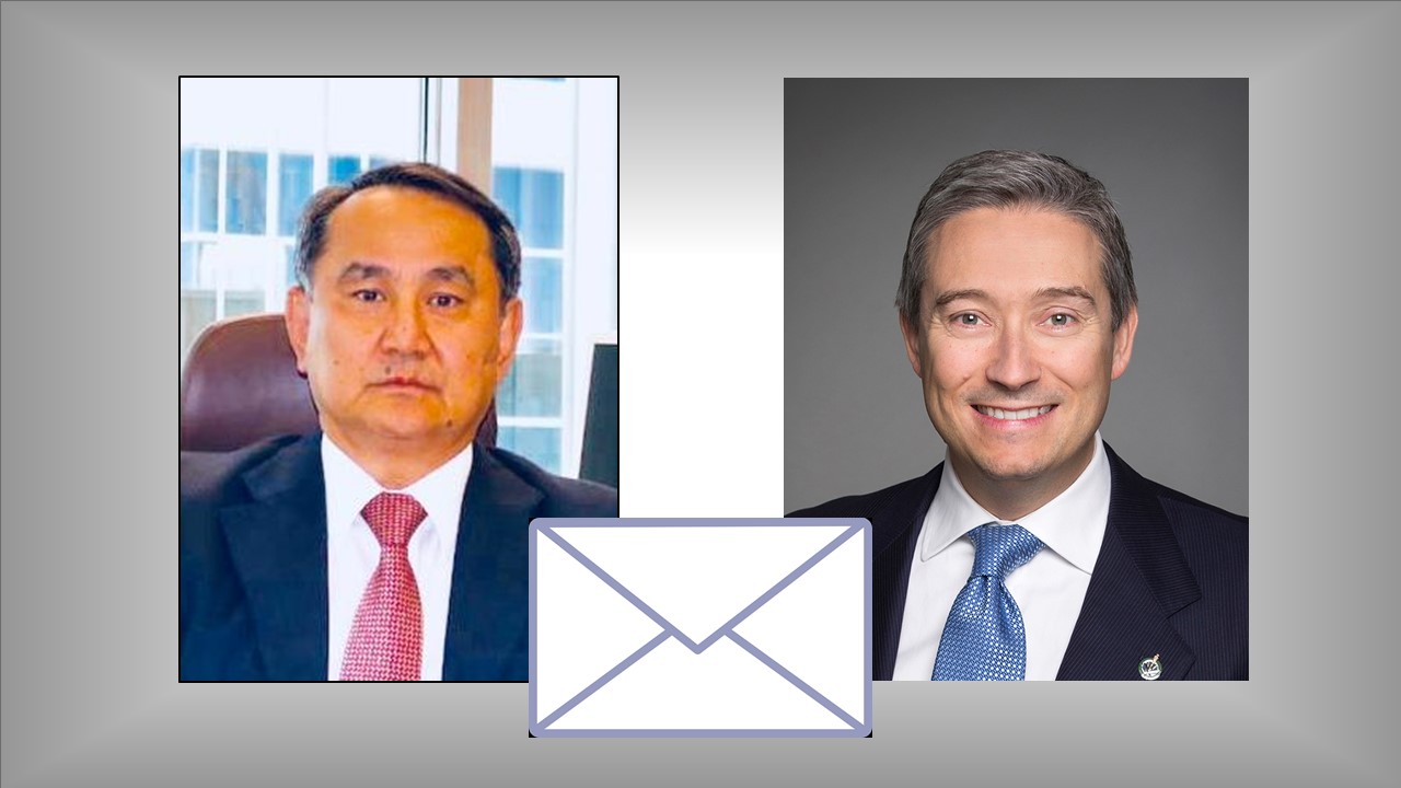 Canadian Foreign Minister François-Philippe Champagne congratulated Kazakhstan on the 29th Anniversary of Independence