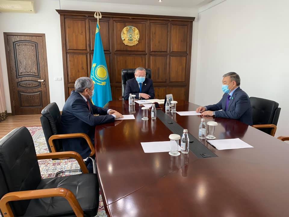 Оңдасын Оразалин  ҚР Парламенті Сенатының депутаттарымен кездесті