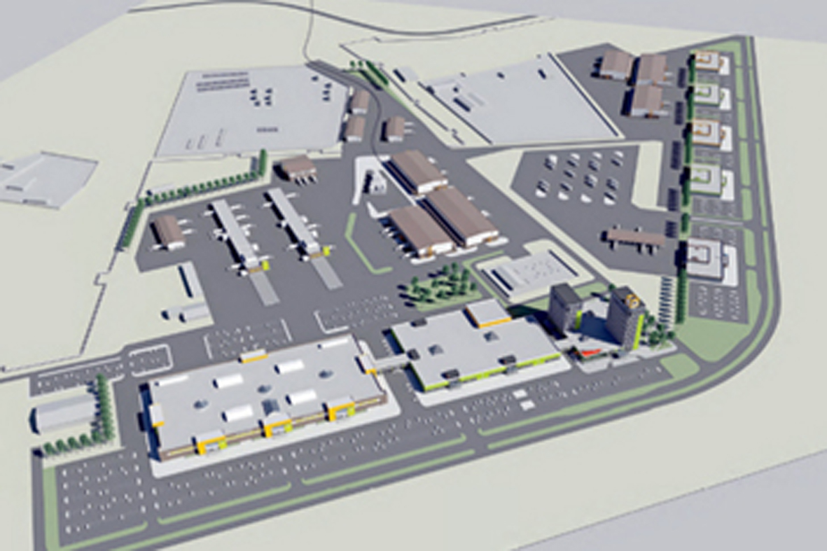 Stage 3 construction launch of the wholesale distribution center