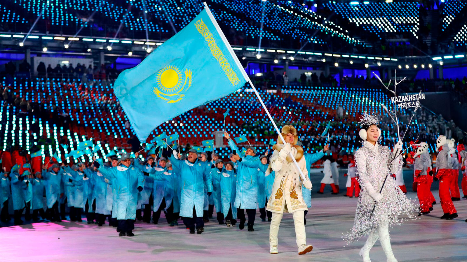 Олимпиада Казахстан коллаж
