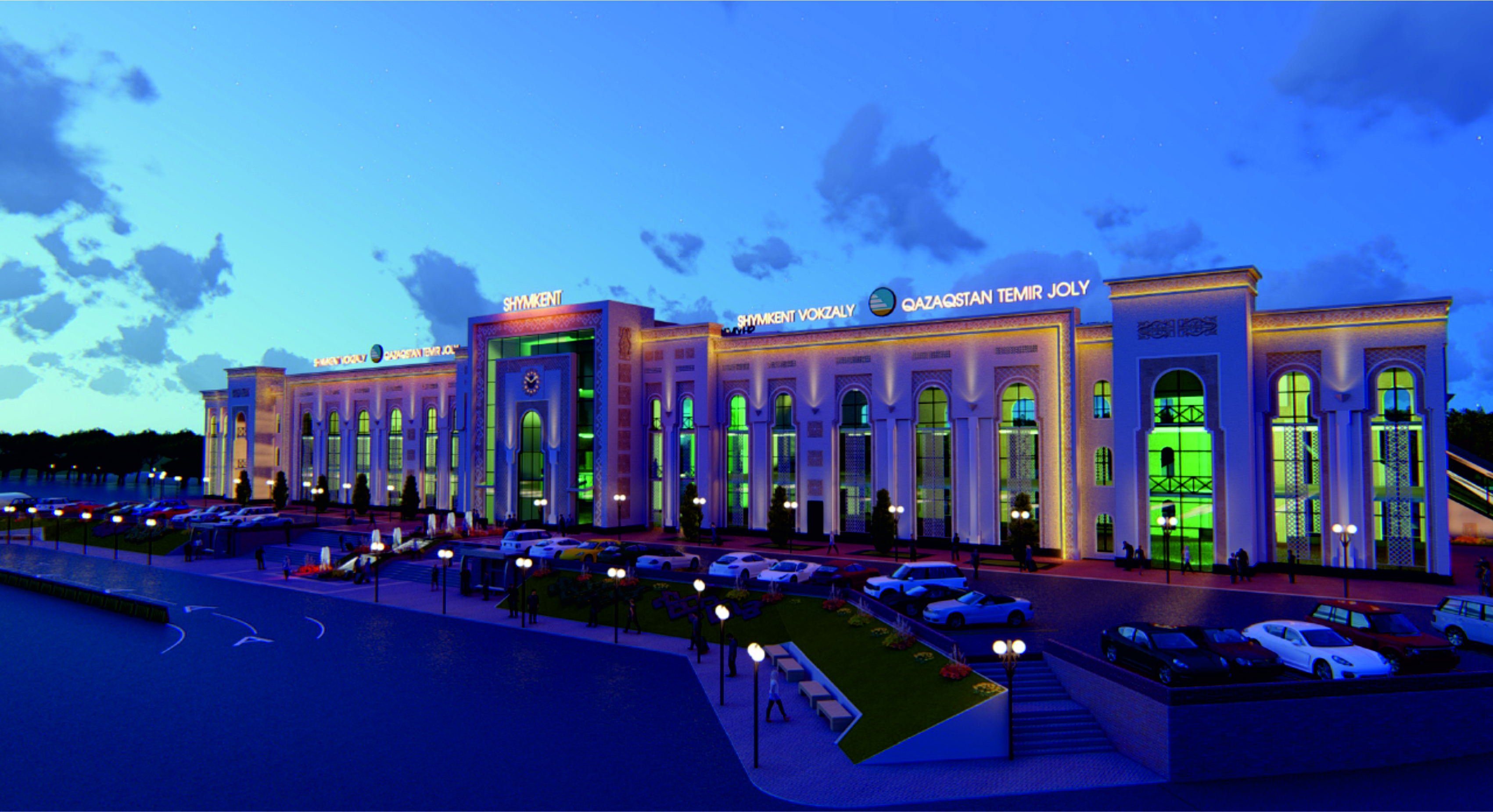 Разработан эскизный проект реконструкции железнодорожного вокзала в  городе Шымкент.