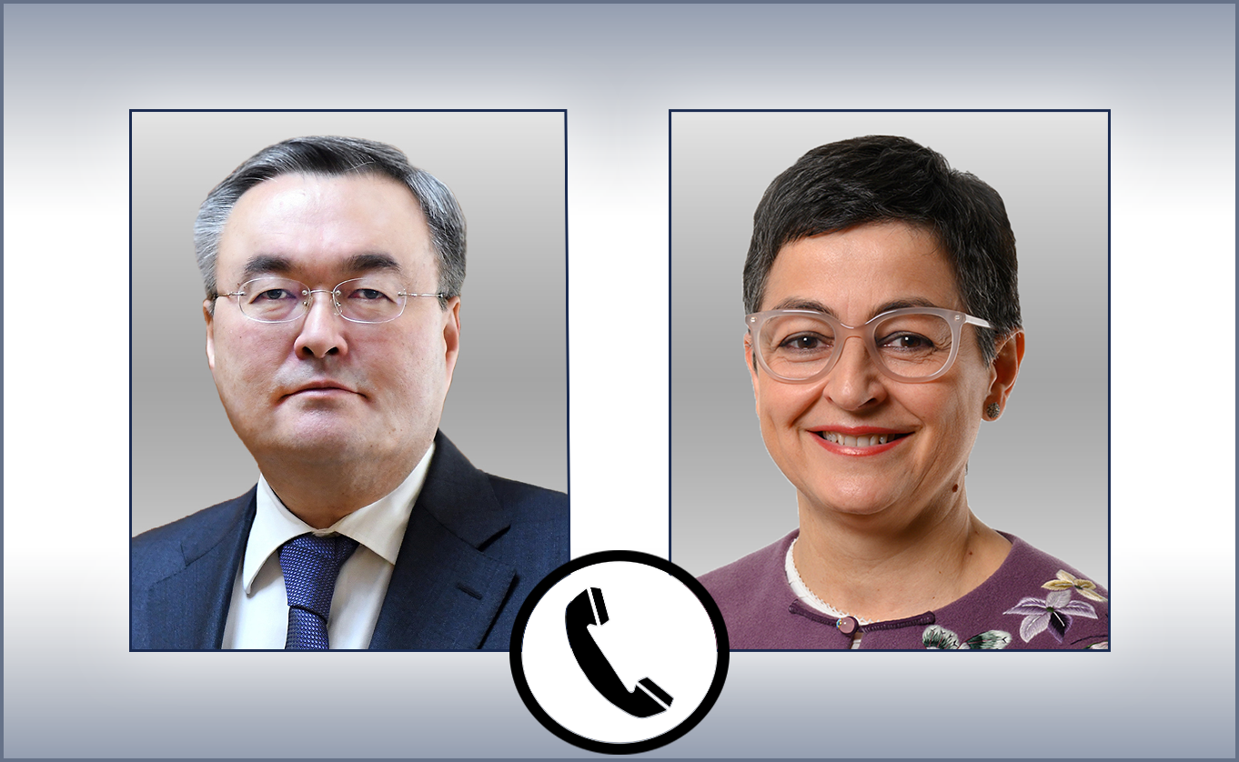 Қазақстан мен Испания Сыртқы саяси ведомстволарының басшылары телефон арқылы сөйлесті