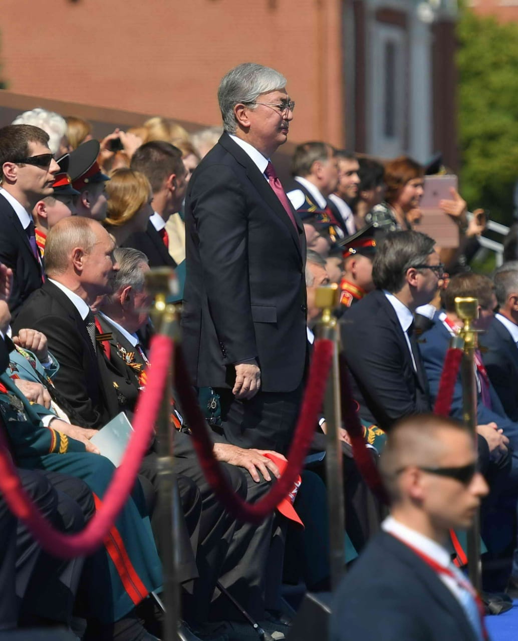 President of Kazakhstan attends the military parade on the occasion of the 75th anniversary of Victory in the Great Patriotic War