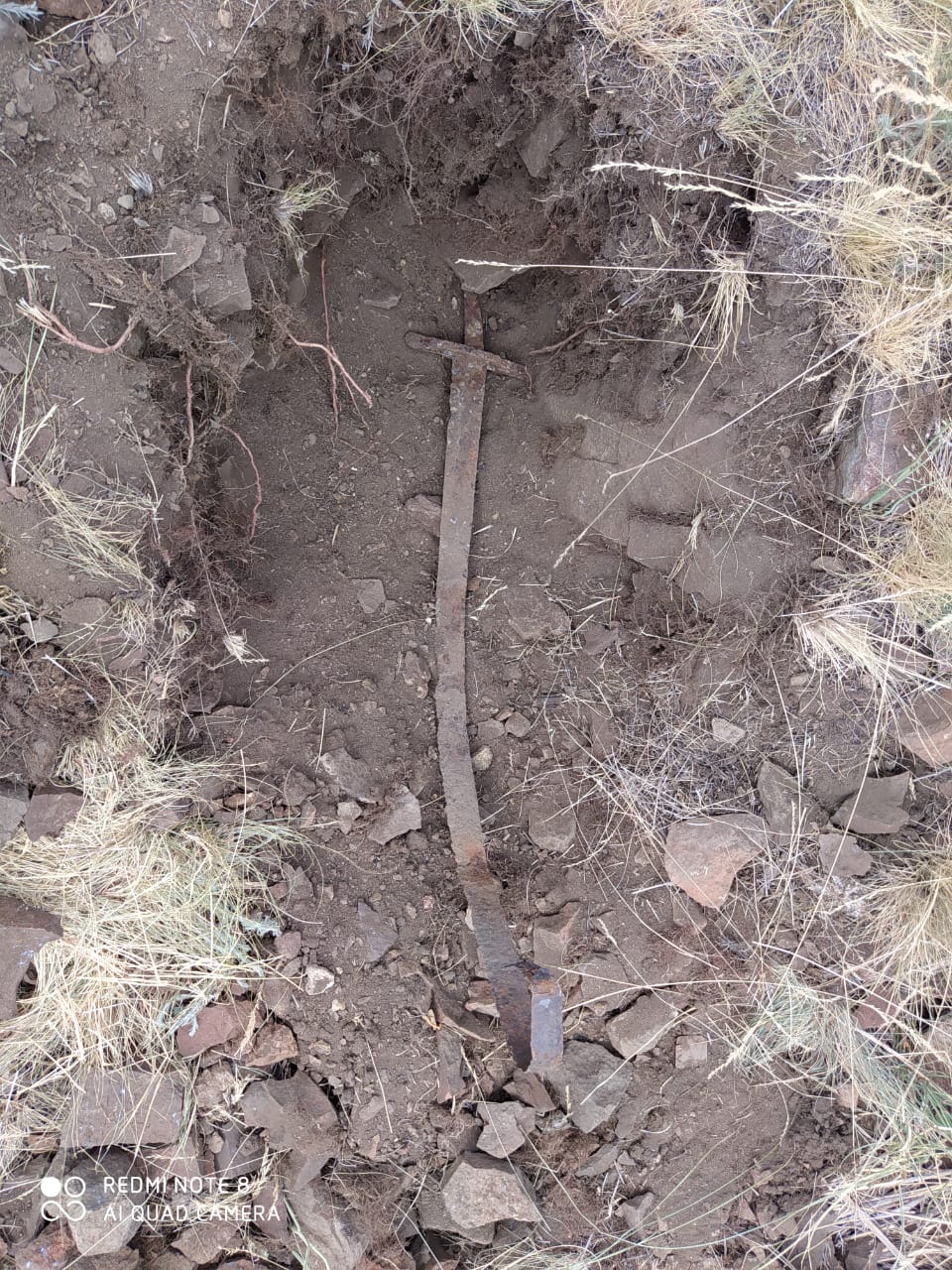 Артефакт, найденный на могильнике  Магдалиновка V Атбасарского района