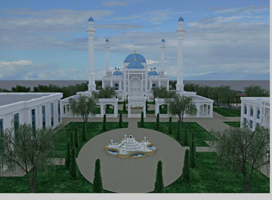 В ТУРКЕСТАНЕ ПОСТРОЯТ УНИКАЛЬНУЮ МЕЧЕТЬ