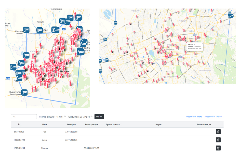 Tracking Quarantined Patients