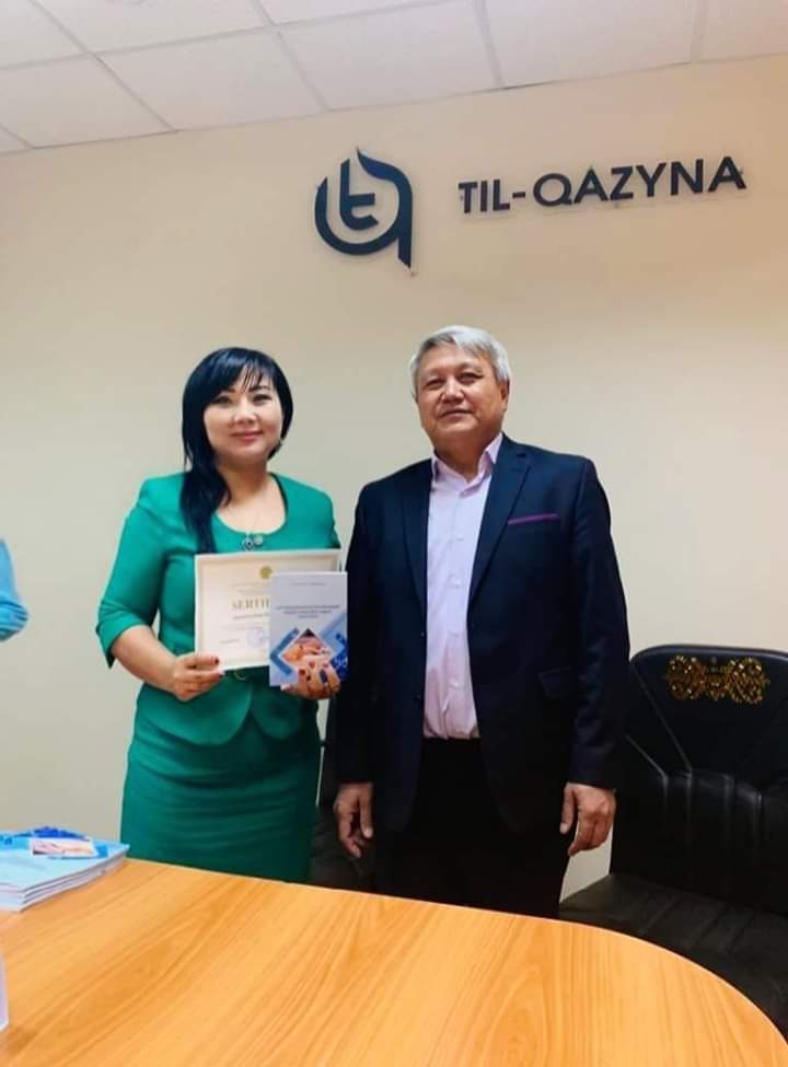 Teacher of the Shymkent city educational and methodological center of languages Ospanova Aisulu Toyshybekovna received the Grand prize in the online competition «Үздік сабақ-2020»
