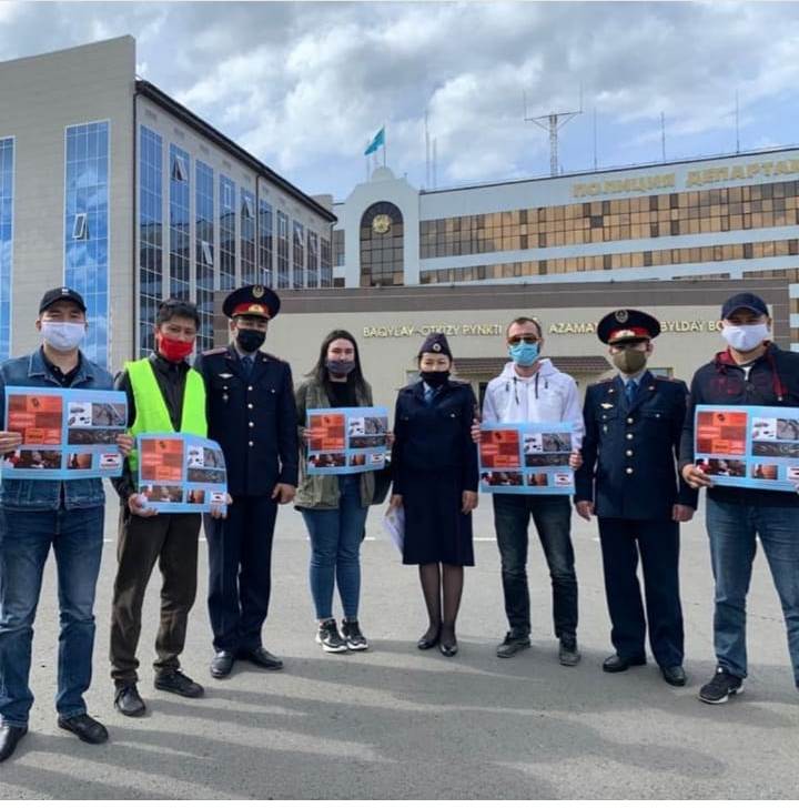 В городе Уральск сотрудники Департамента полиции ЗКО провели акцию «НЕТ НАРКОТИКАМ»