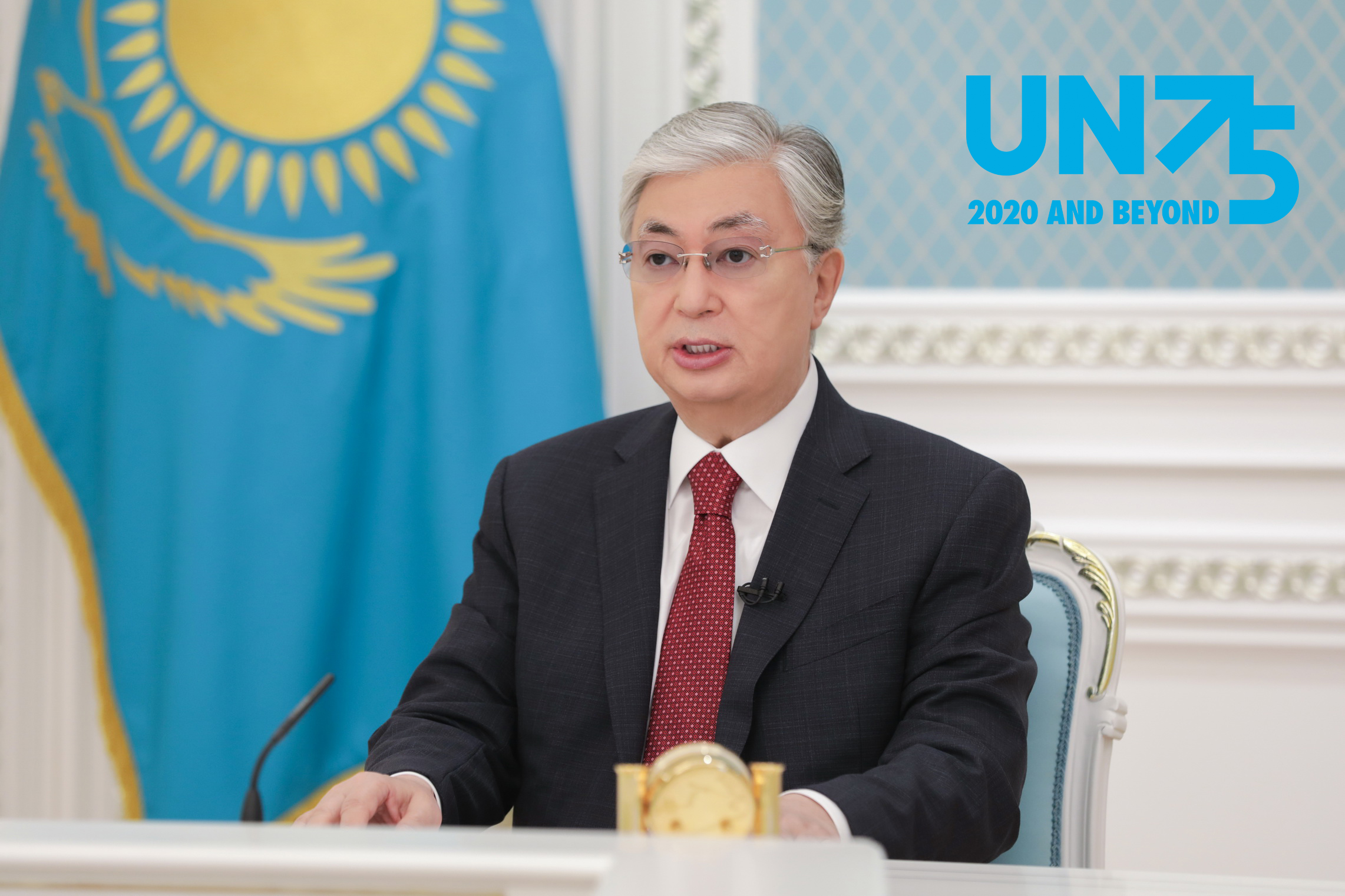 The President of Kazakhstan addressed at the High-Level Meeting to commemorate the 75th Anniversary of the United Nations