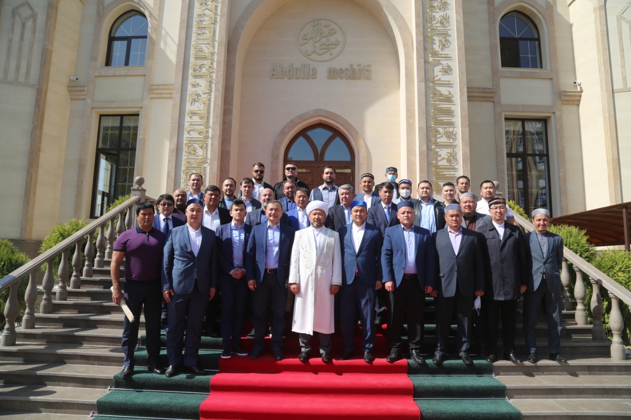 Открытие новой мечети «Абдулла» в микрорайоне «Жас Канат» Турксибского района.