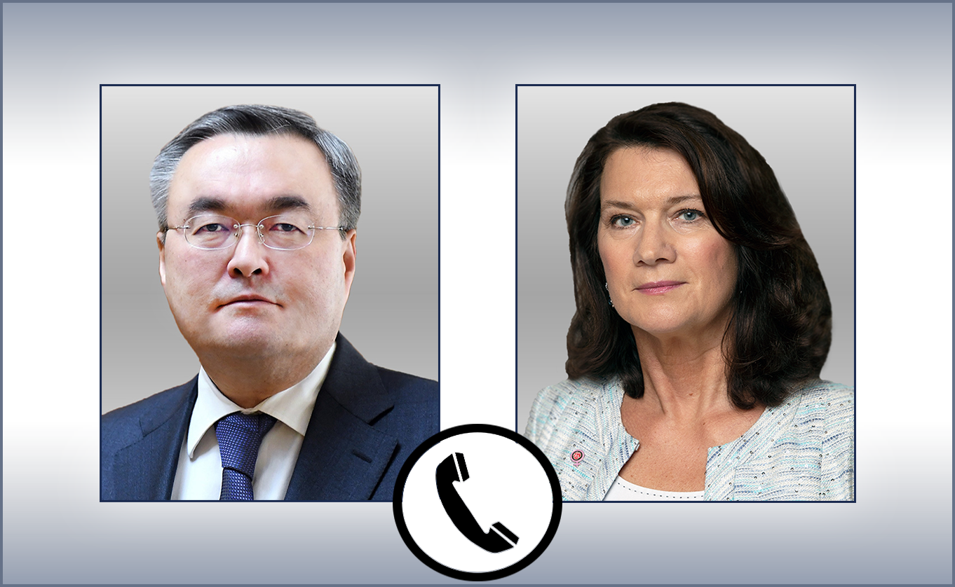 О телефонном разговоре глав МИД Казахстана и Швеции