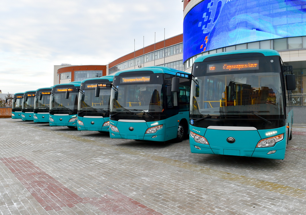 Петропавлға 100 жаңа автобустың алғашқы легi келдi