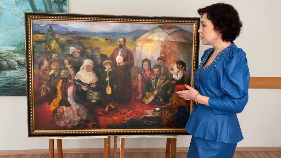 Карагандинский музей ИЗО подготовил театрализованный онлайн-урок к 175-летию Абая