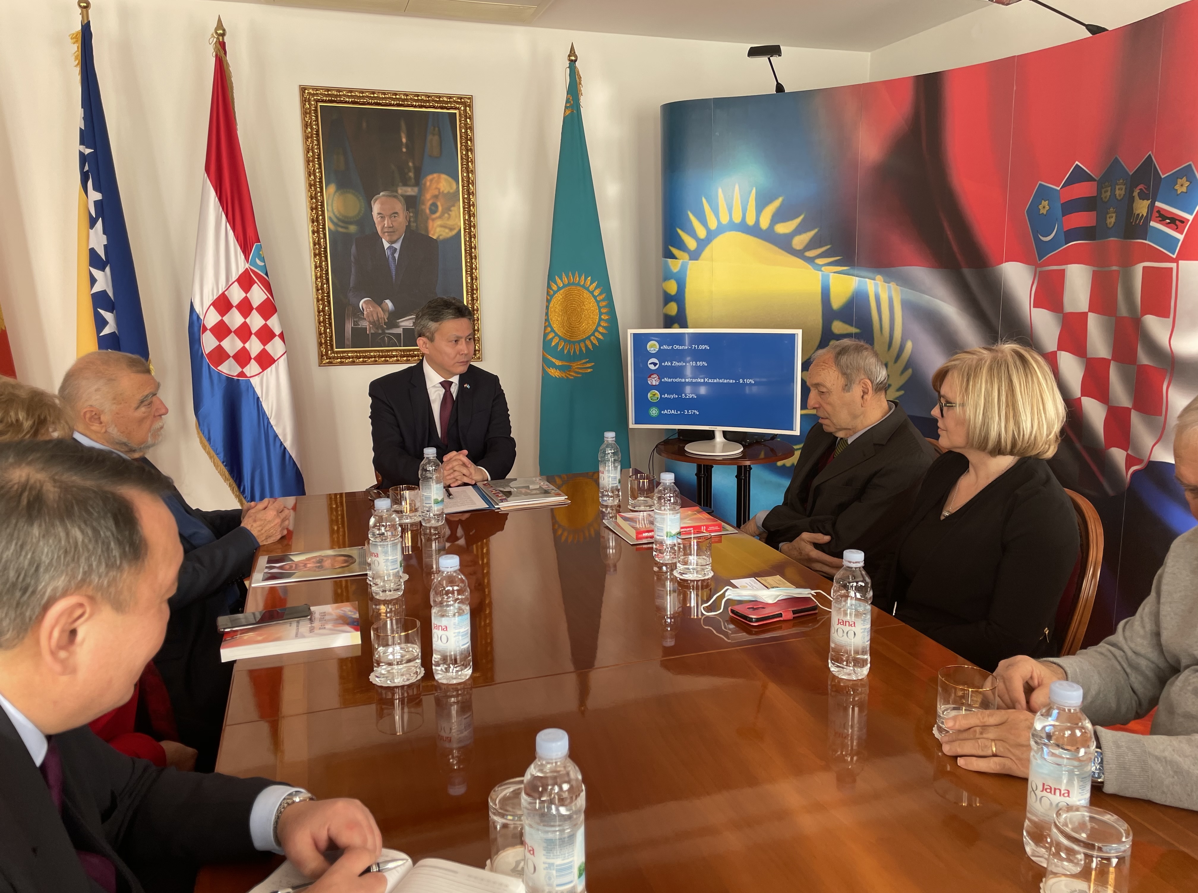 В Загребе обсудили итоги выборов в Мажилис Парламента Республики Казахстан
