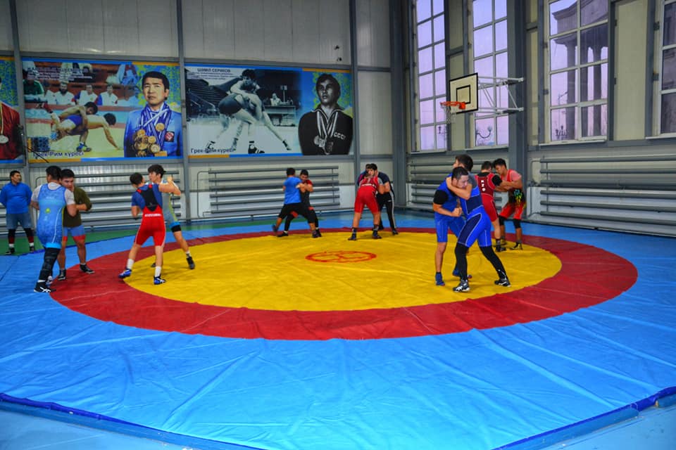 Кызылординские борцы готовятся к соревнованиям