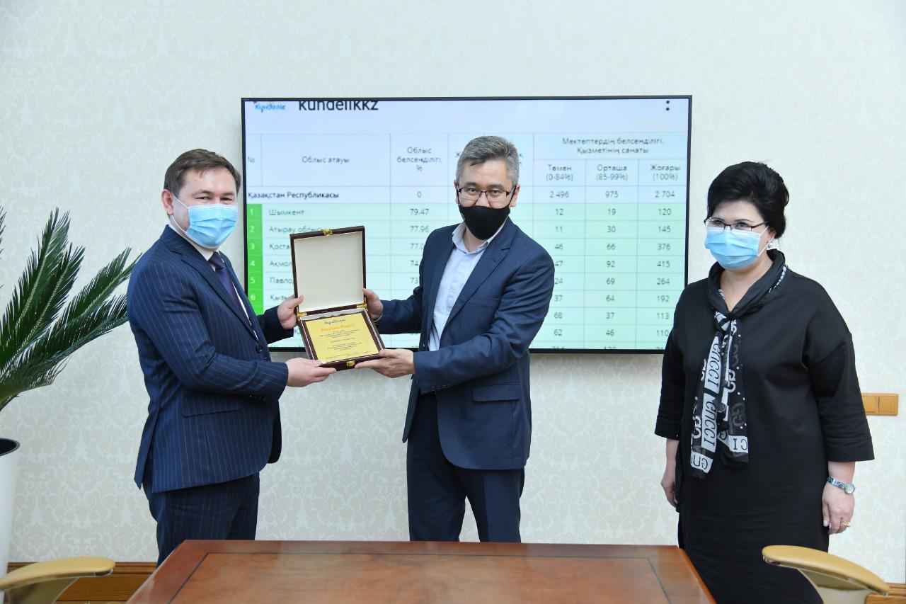 ШЫМКЕНТ ЗАНИМАЕТ ПЕРВОЕ МЕСТО В РЕСПУБЛИКЕ ПО ИСПОЛЬЗОВАНИЮ СИСТЕМЫ  «KUNDELIK.KZ»