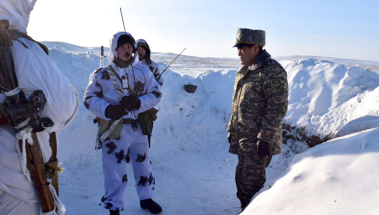 Өскемен гарнизонының жауынгерлік әзірлігіне оң баға берілді