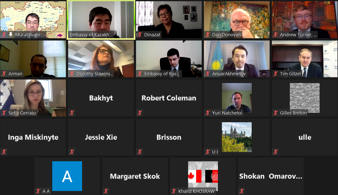 Results of parliamentary elections and further reforms in Kazakhstan discussed in Canada